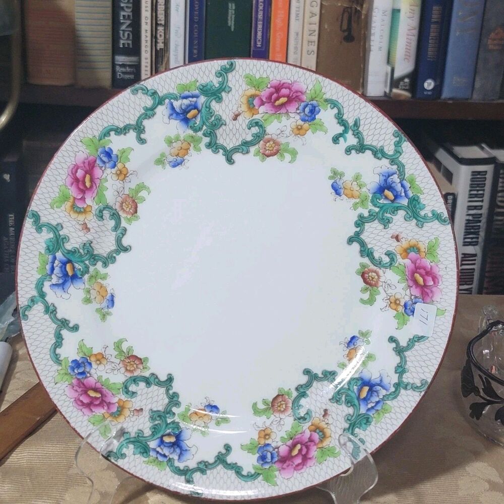 Victoria, Royal Cauldon 10.5" Dinner Plate ATQ 1904 TC Brown-Westhead Moore & Co